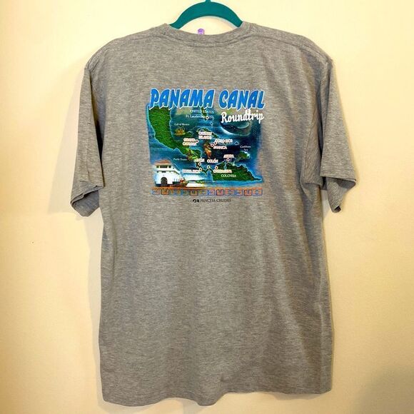 Princess Cruises Gray Tee Shirt Size Large - Picture 5 of 7